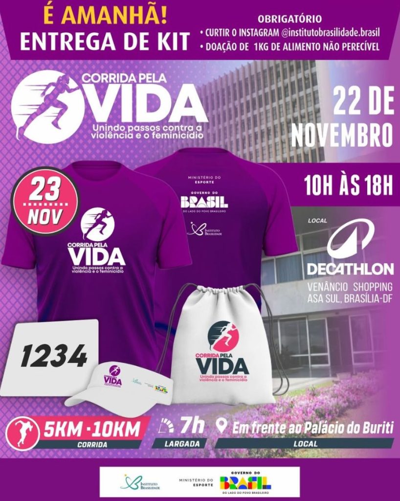 Entrega dos kits marca início da Corrida Pela Vida